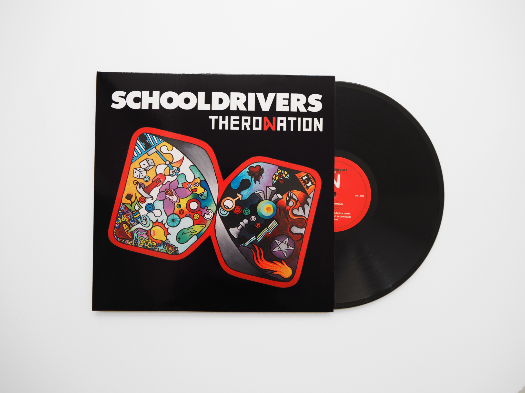 Theronation: A modern rock audiophile vinyl album by Schooldrivers